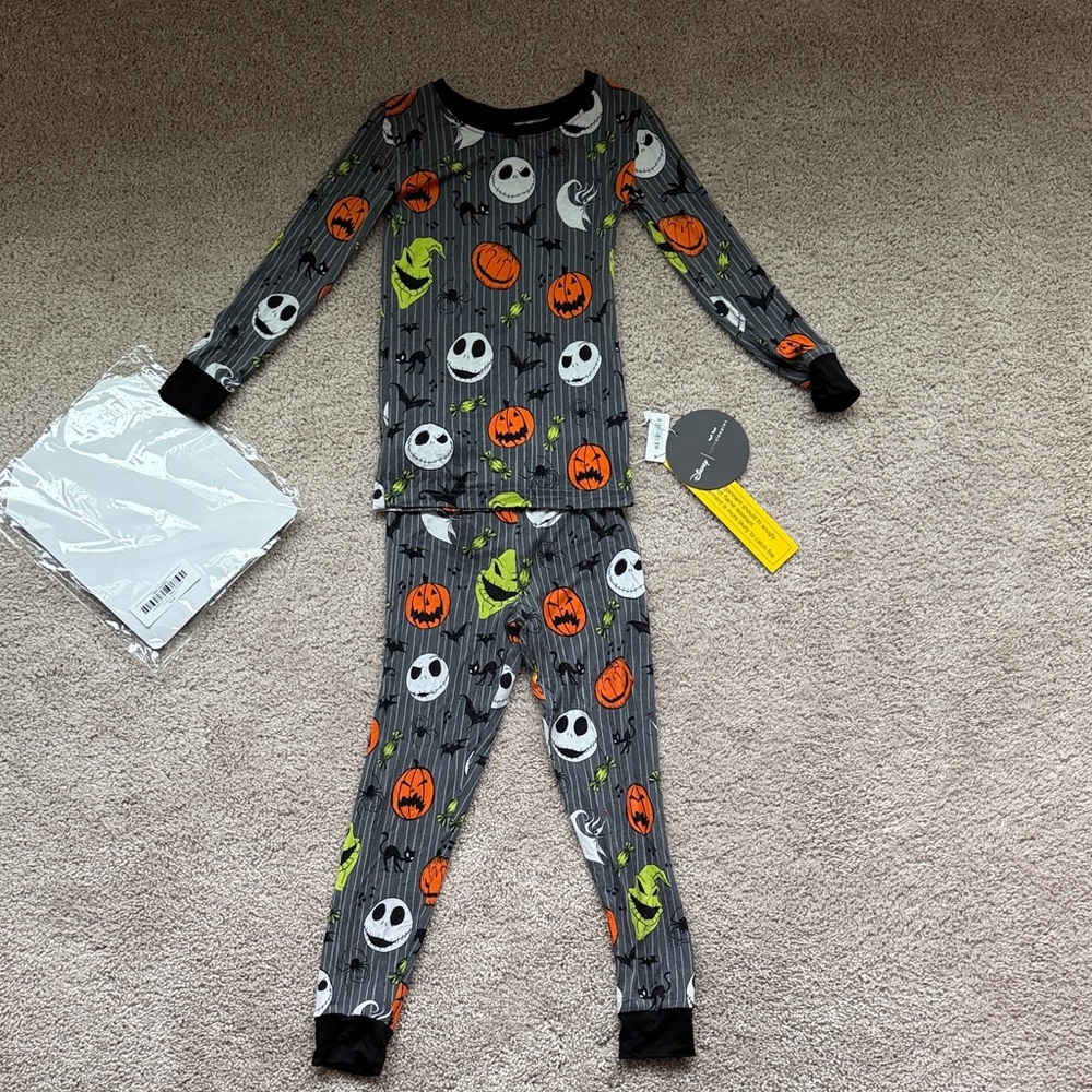 Little Sleepies Disney The Nightmare Before Christmas Two-Piece Pajama Set